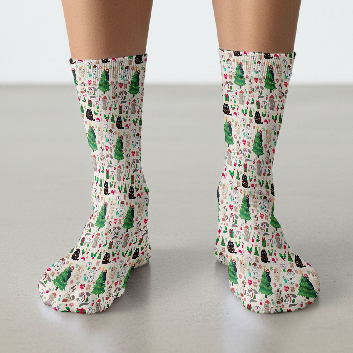 Christmas Pet Nurse Socks