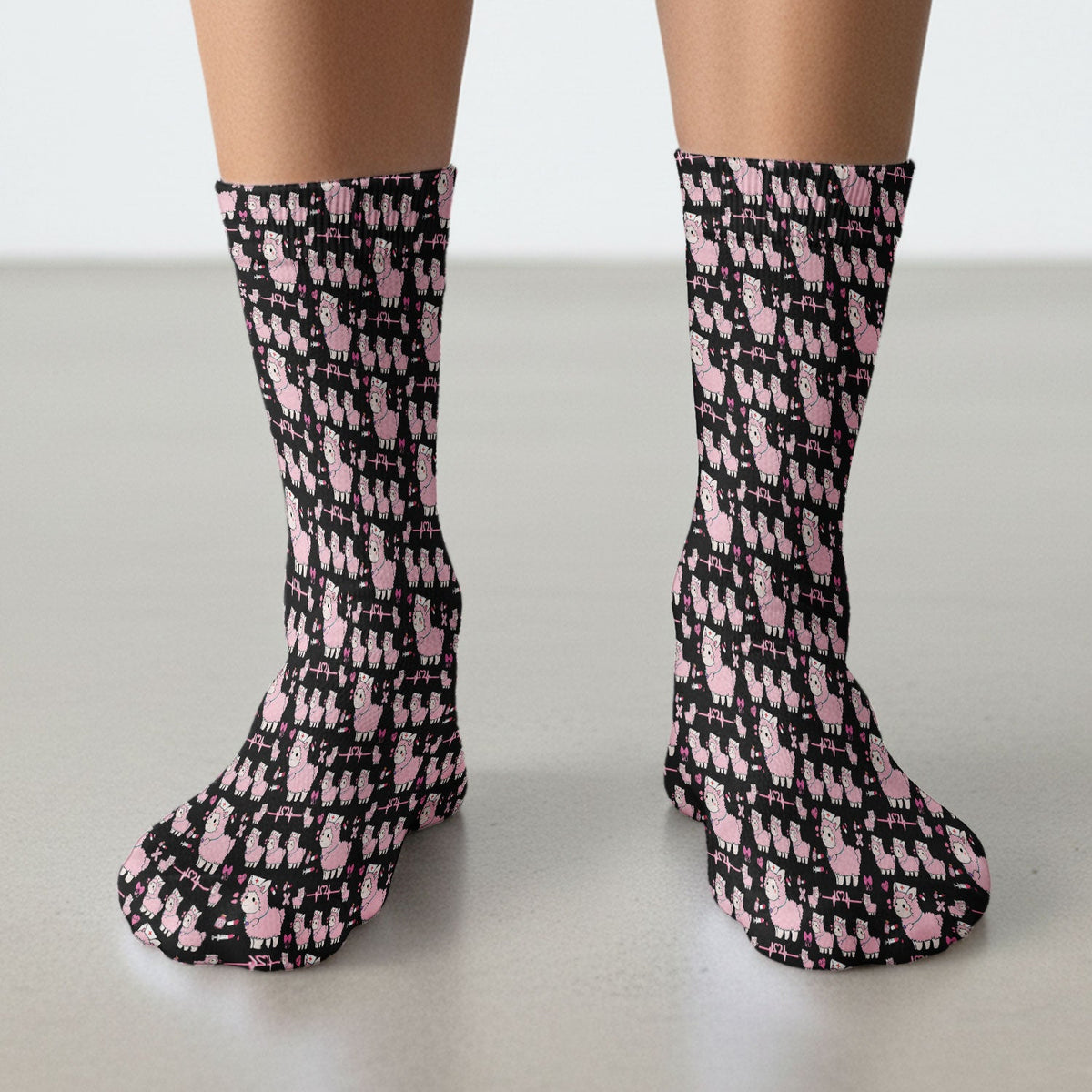 Llama Ain't Got Time For Your Drama Nurse Socks