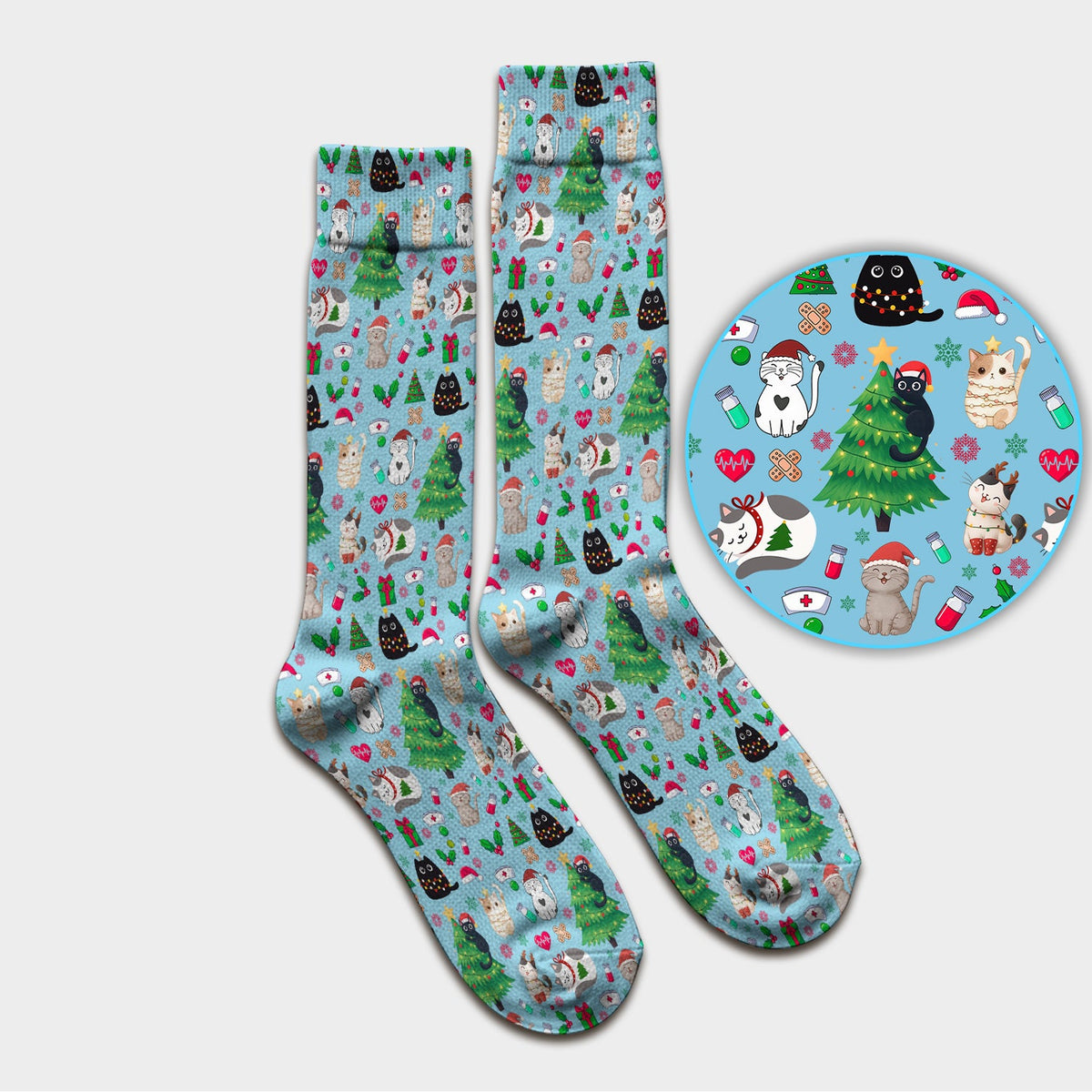 Christmas Pet Nurse Socks