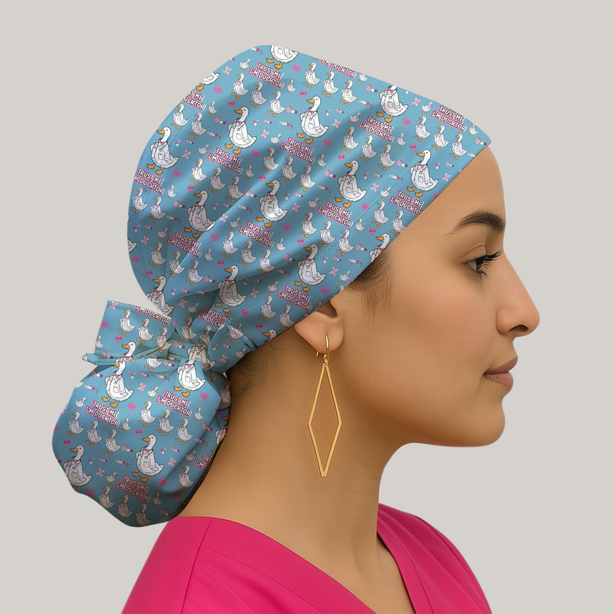 Trust Me I'm Ducktor Scrub Cap