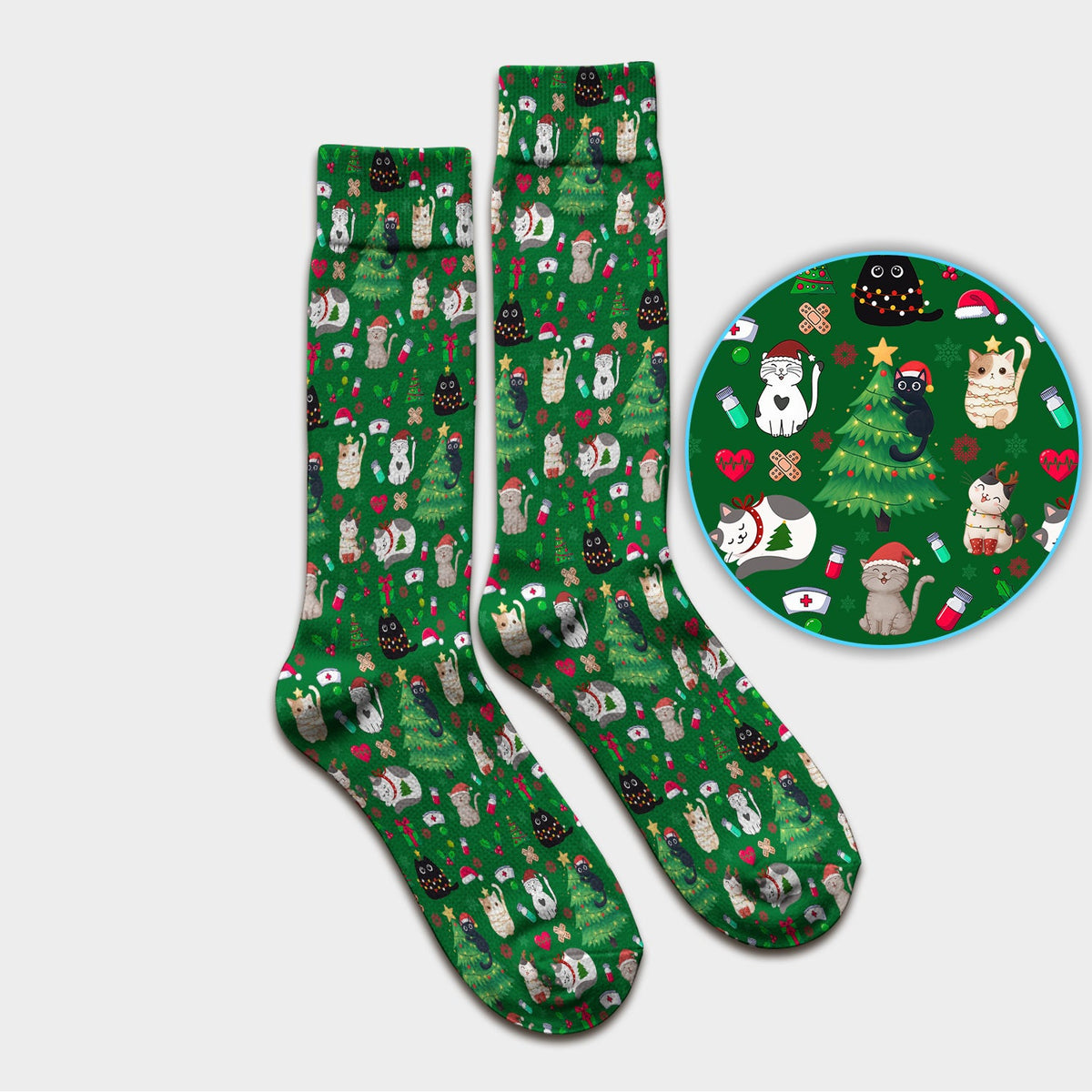 Christmas Pet Nurse Socks