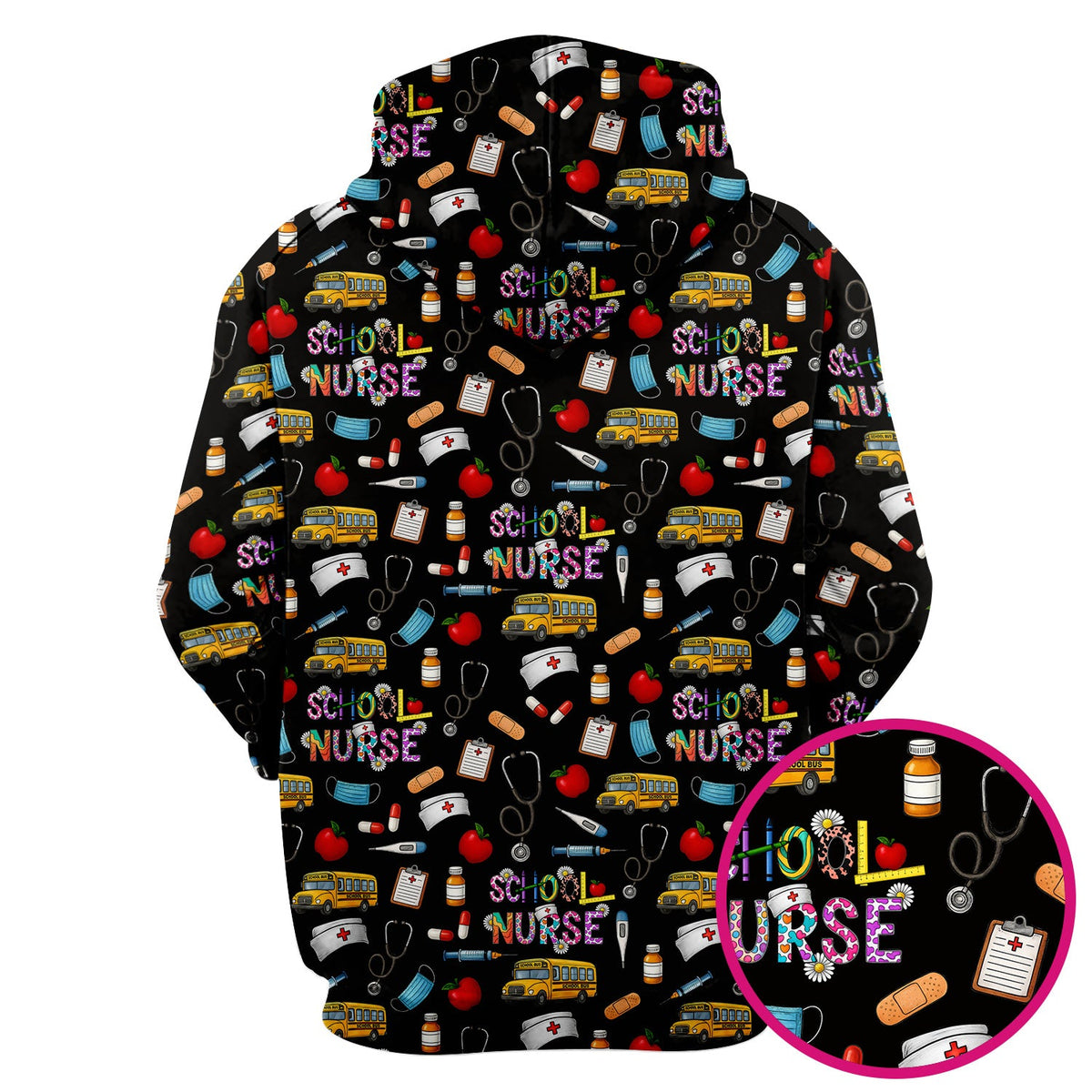 School Life Nurse Scrub Top