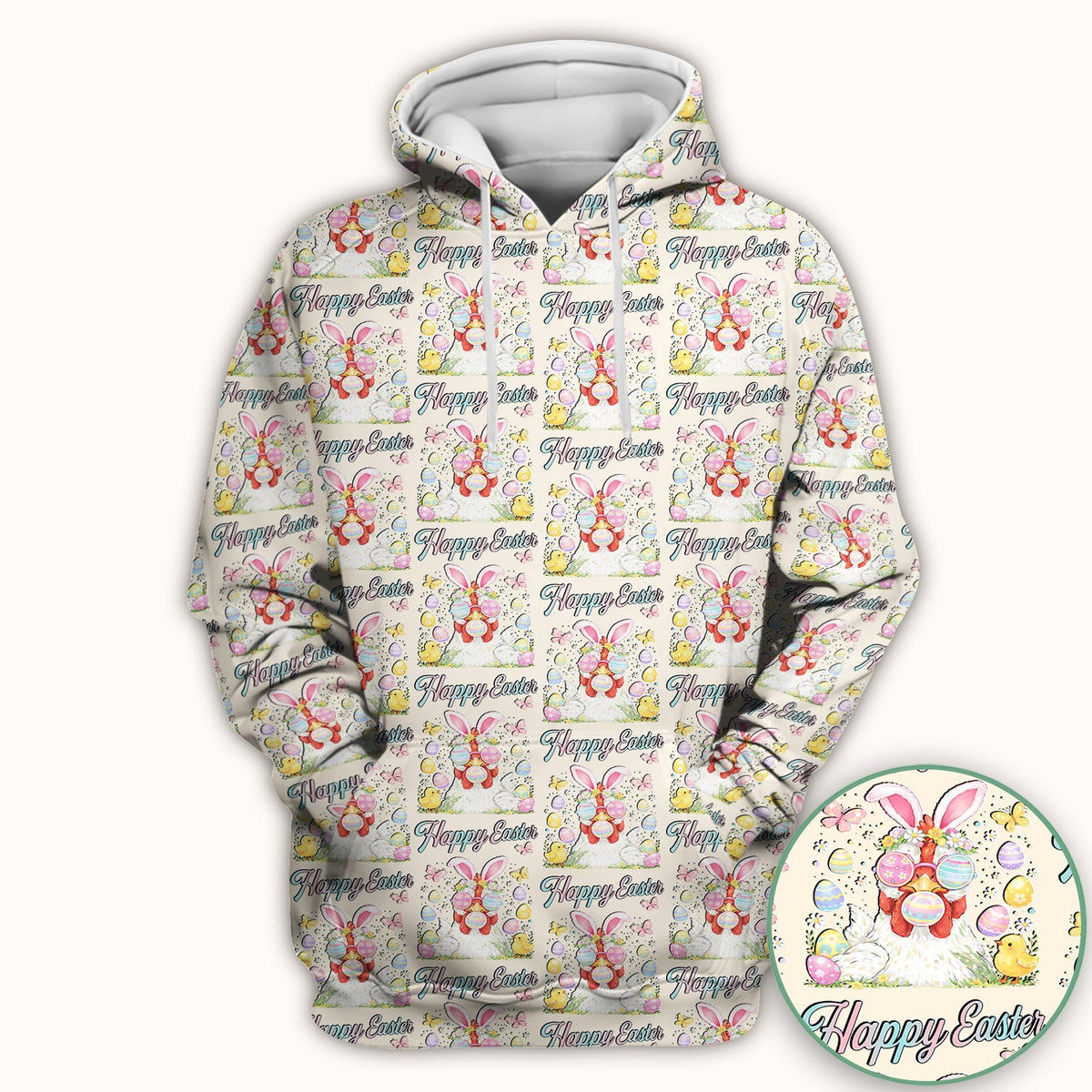 Bunny Eggs Nurse Scrub Top - Easter Gift