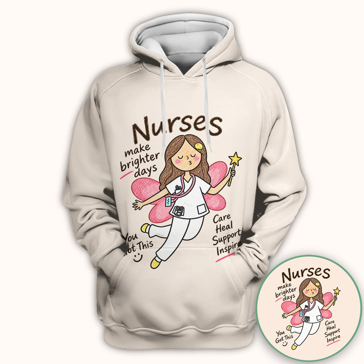 Nurses Make Brighter Days Fairy Shirt