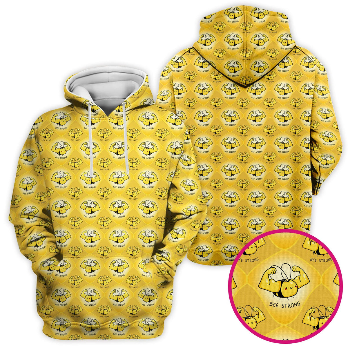 Strong Honey Bee Nurse Scrub Top