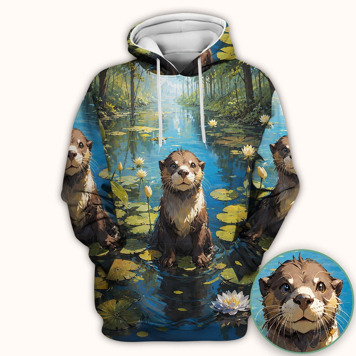 Otter Pond Nurse Scrub Top