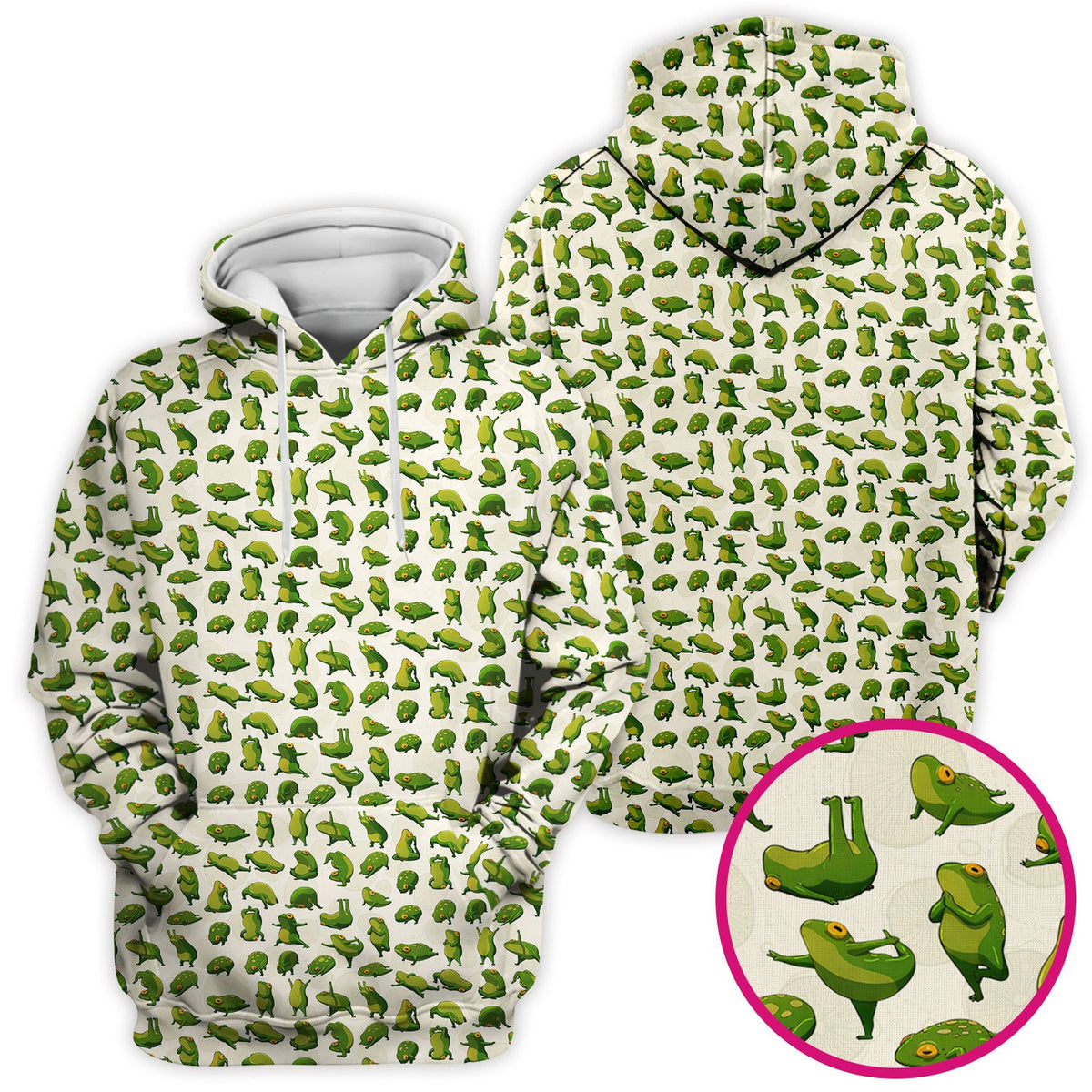 Frog Cartoon Nurse Scrub Top