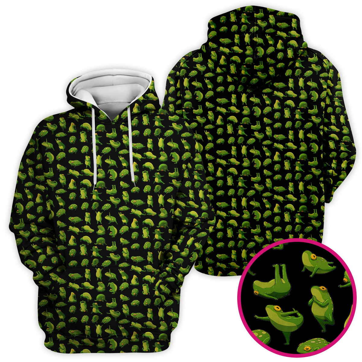Frog Cartoon Nurse Scrub Top