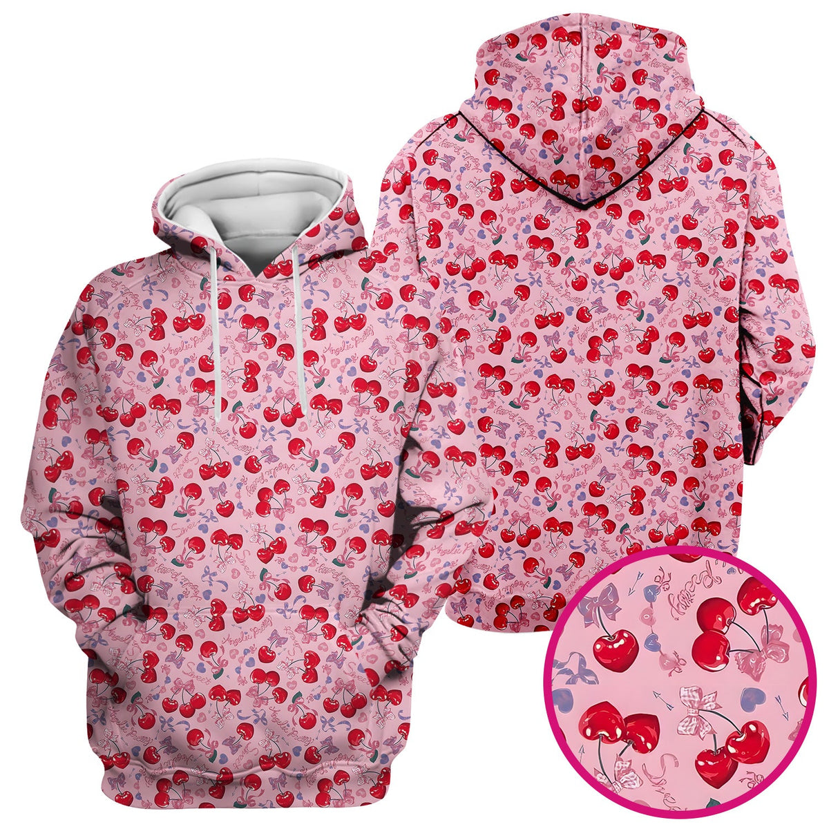 Cherry Blossom Nurse Scrub Top
