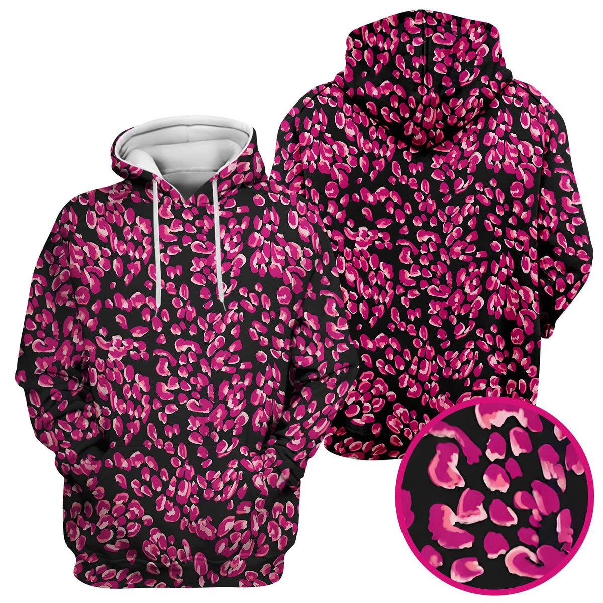 Falling Pink Rose Petals Nurse Scrub Top