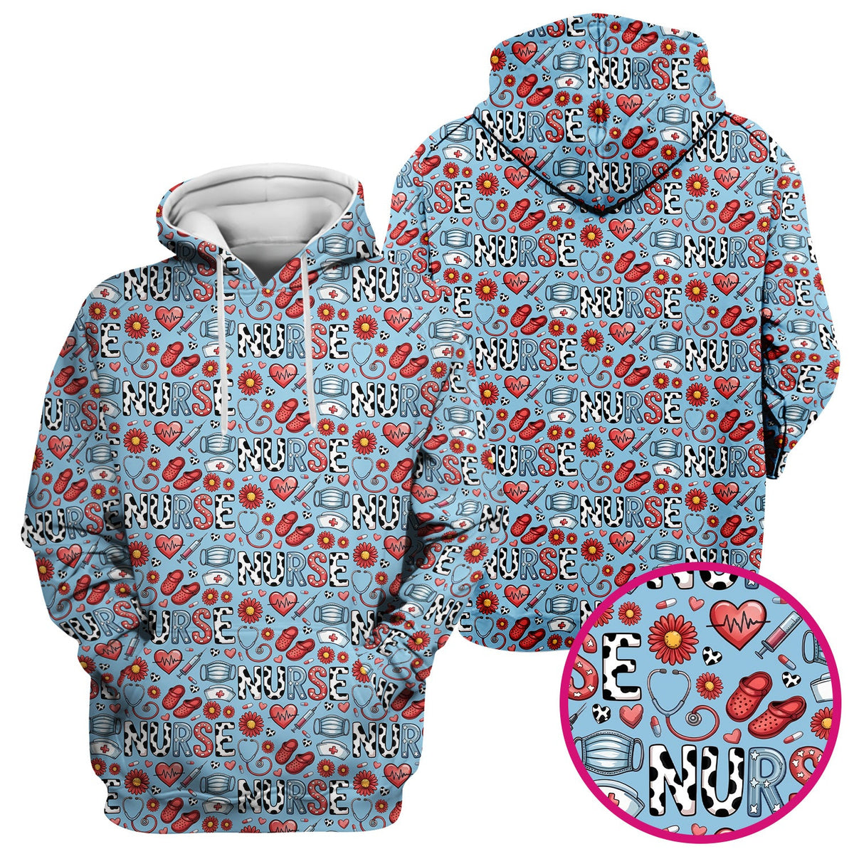 Medical Icon Nurse Scrub Top