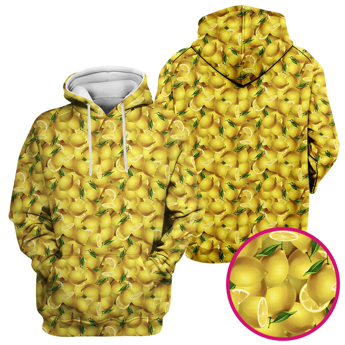 Fresh Lemon Nurse Scrub Top
