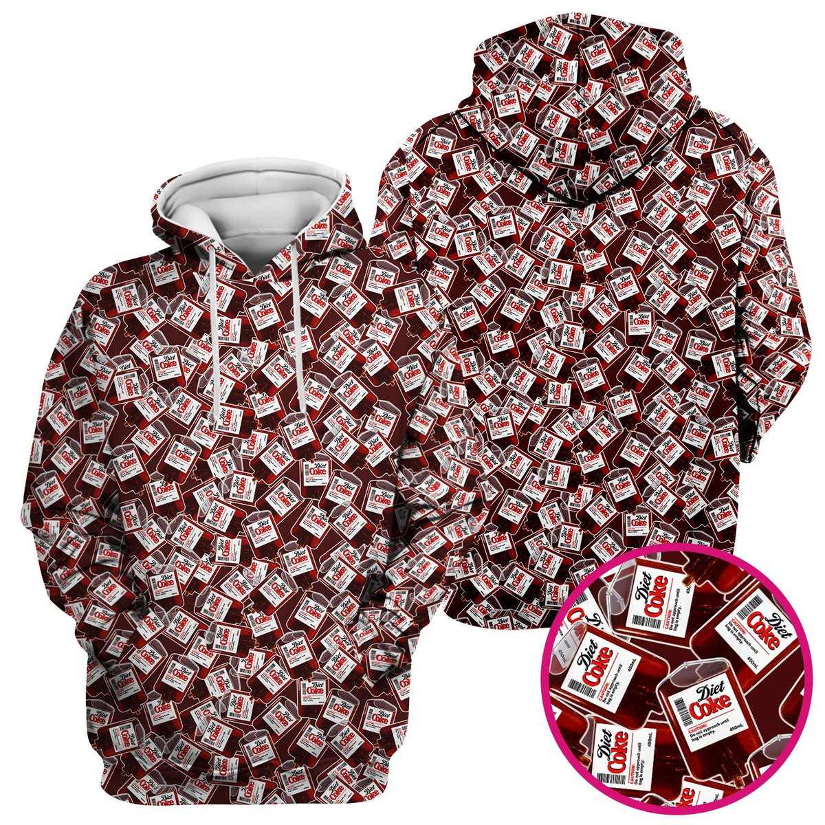 Vintage Soda Bottle Red Nurse Scrub Top