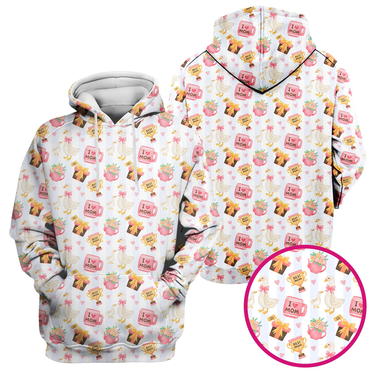 Sweet Nurse Mom Goose Trophy Scrub Top