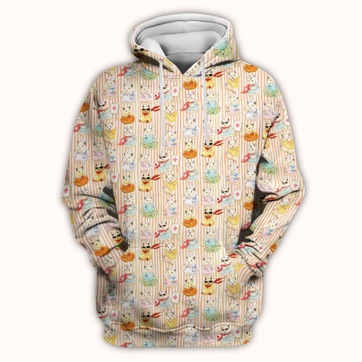 Hamster Nurse Scrub Top