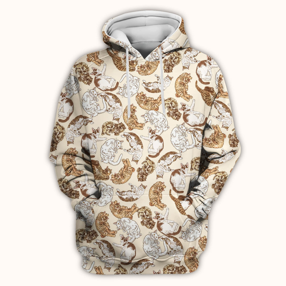 Lazy Cat Nap Nurse Scrub Top