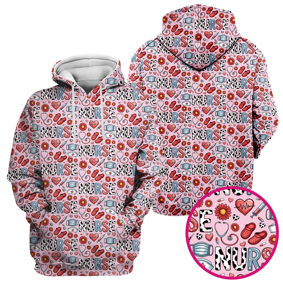Medical Icon Nurse Scrub Top