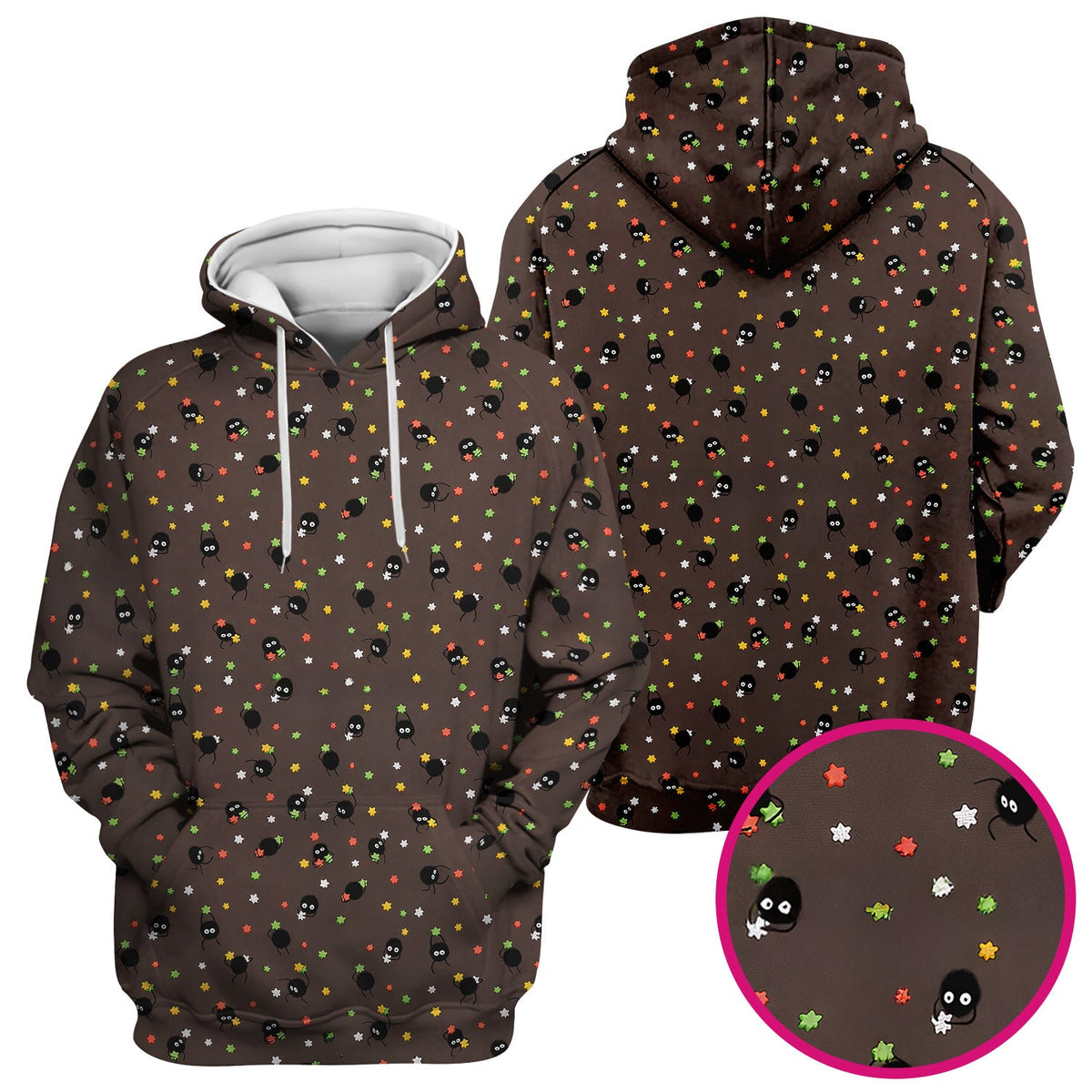 Funny Spider Pattern  Scrub Top, Cartoon Spider Pattern Nursing Uniform For Women