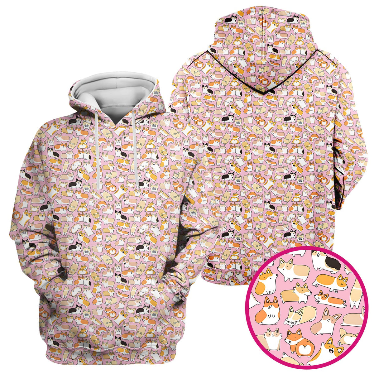 Corgi Nurse Scrub Top