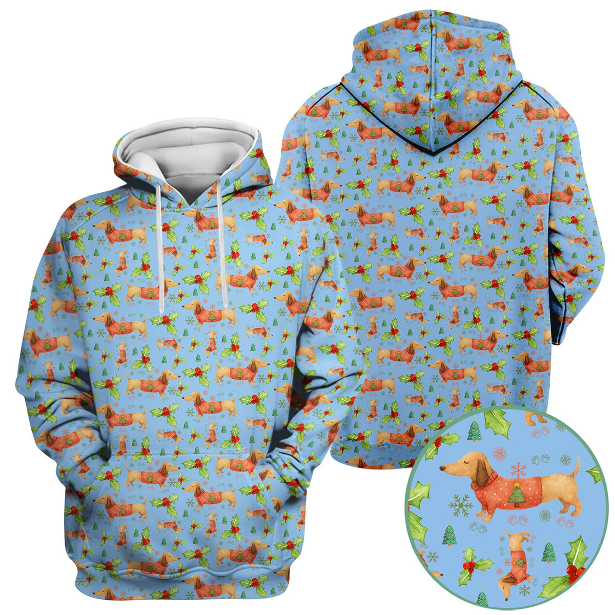 Dachshund Nurse Scrub Top - Christmas Gift