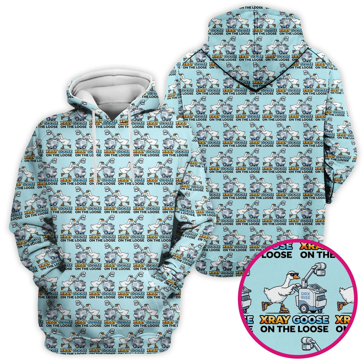 Xray Goose On The Loose Nurse Scrub Top