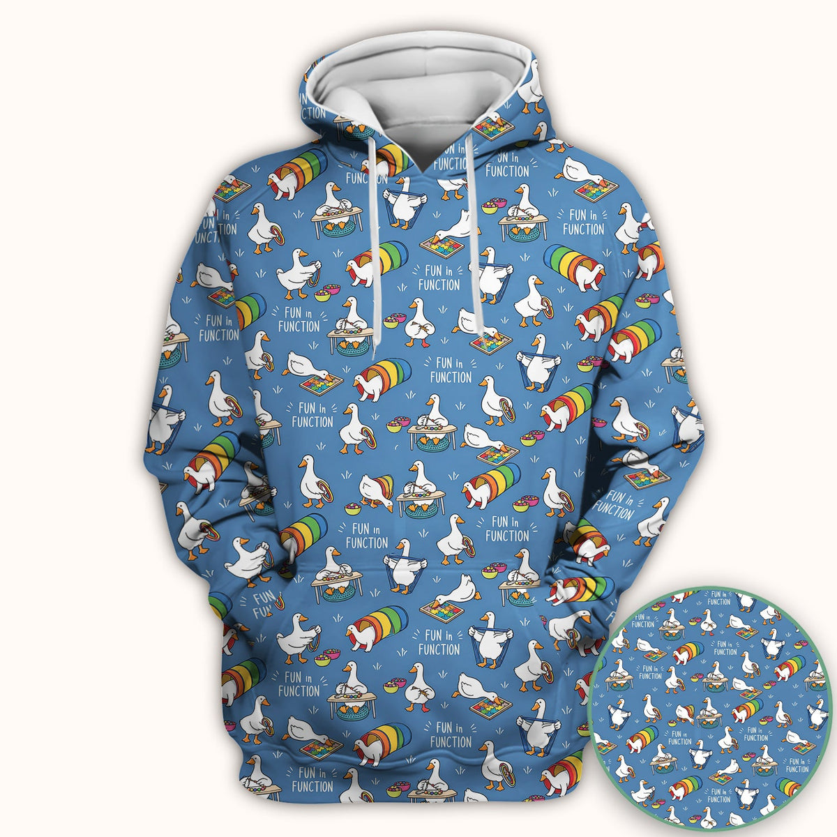 Fun In Function Occupational Therapy Duck Nurse Scrub Top