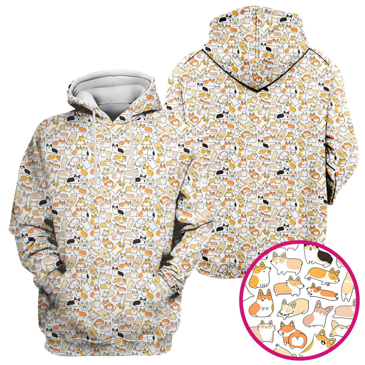 Corgi Nurse Scrub Top