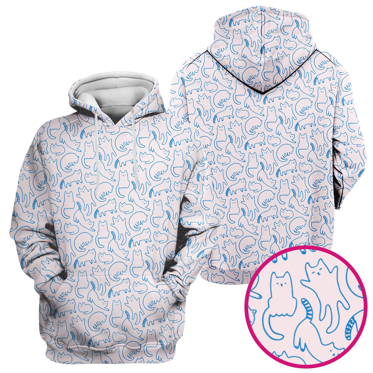 Artistic Cat Nurse Scrub Top