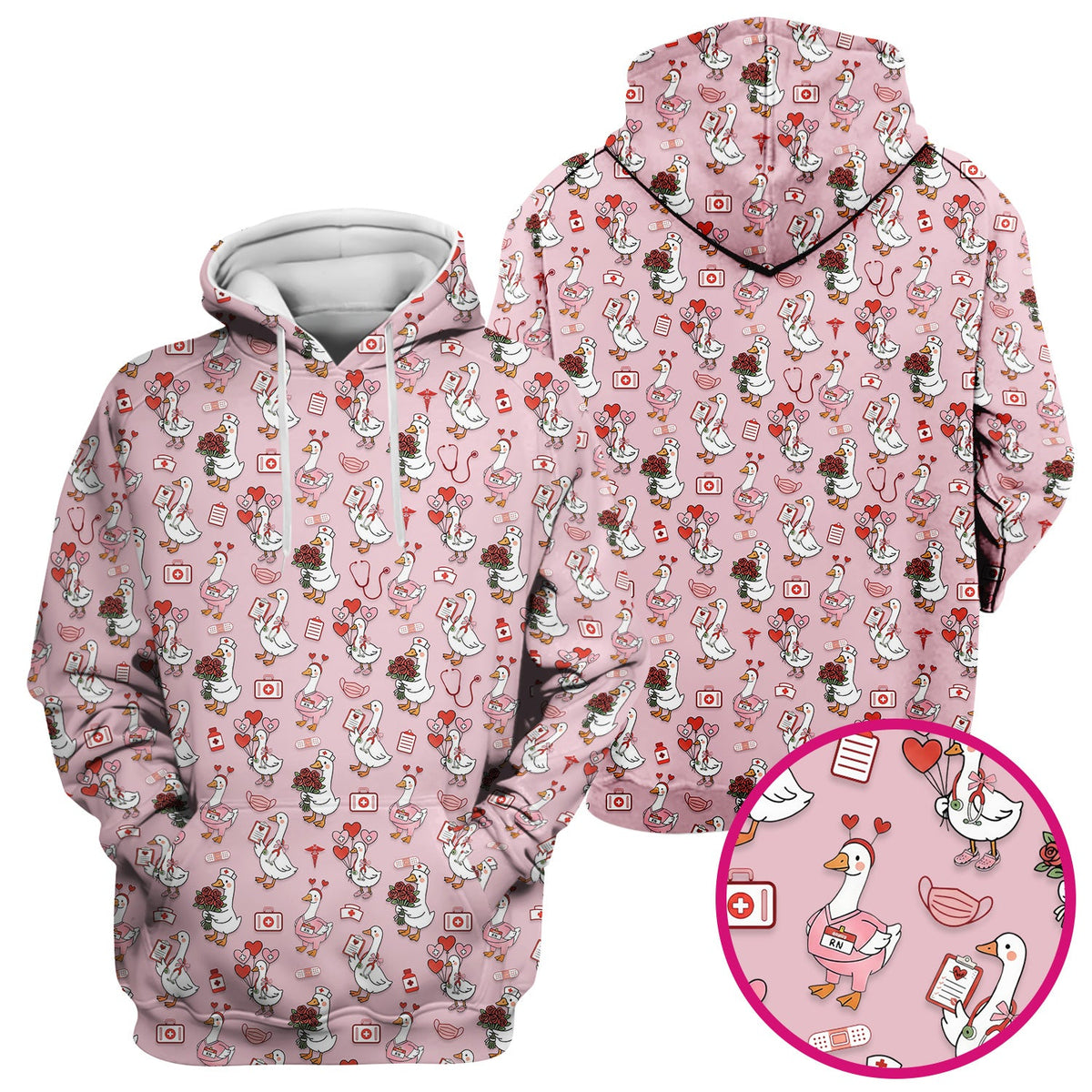 Goose Medical Nurse Scrub Top