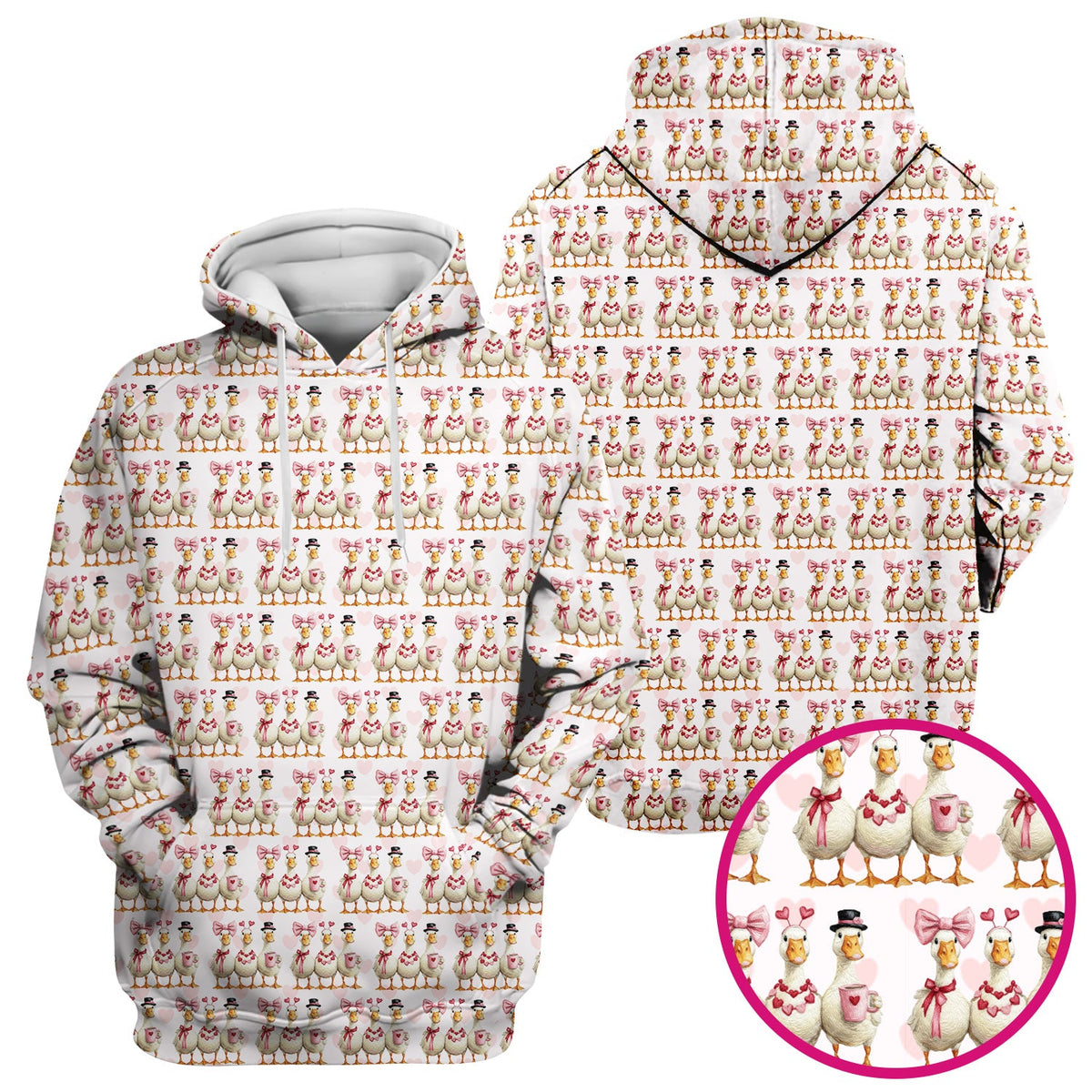 Goose Heart Nurse Scrub Top - Valentines Day Gift