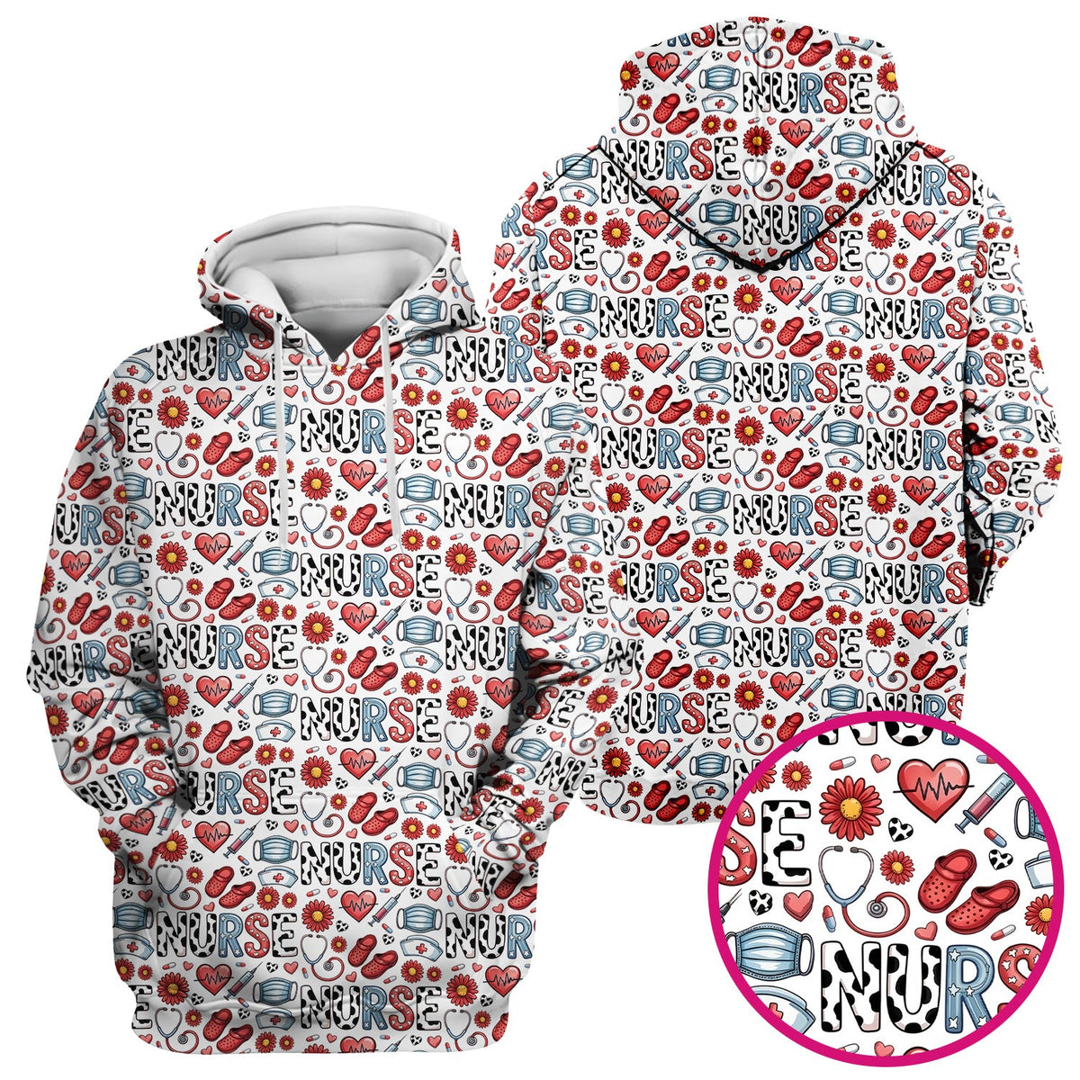 Medical Icon Nurse Scrub Top