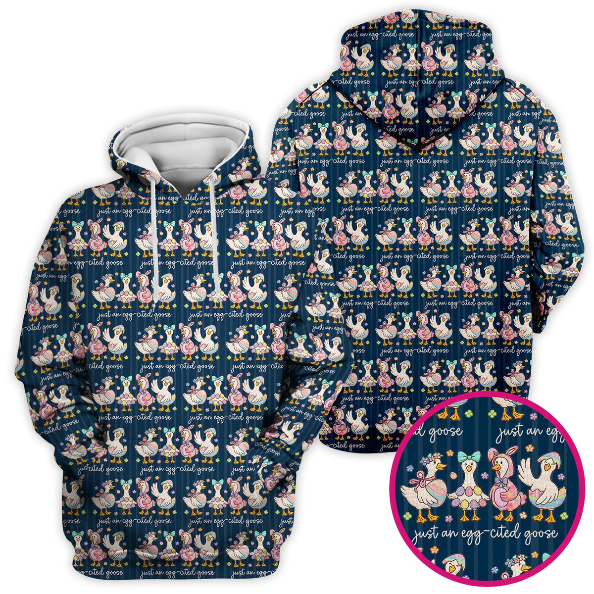 Easter Goose Egg Nurse Scrub Top