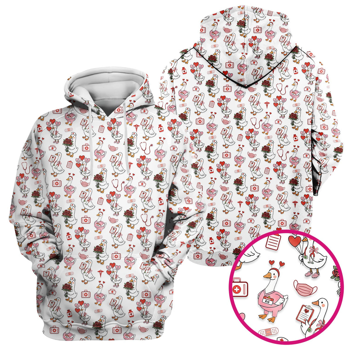 Goose Medical Nurse Scrub Top