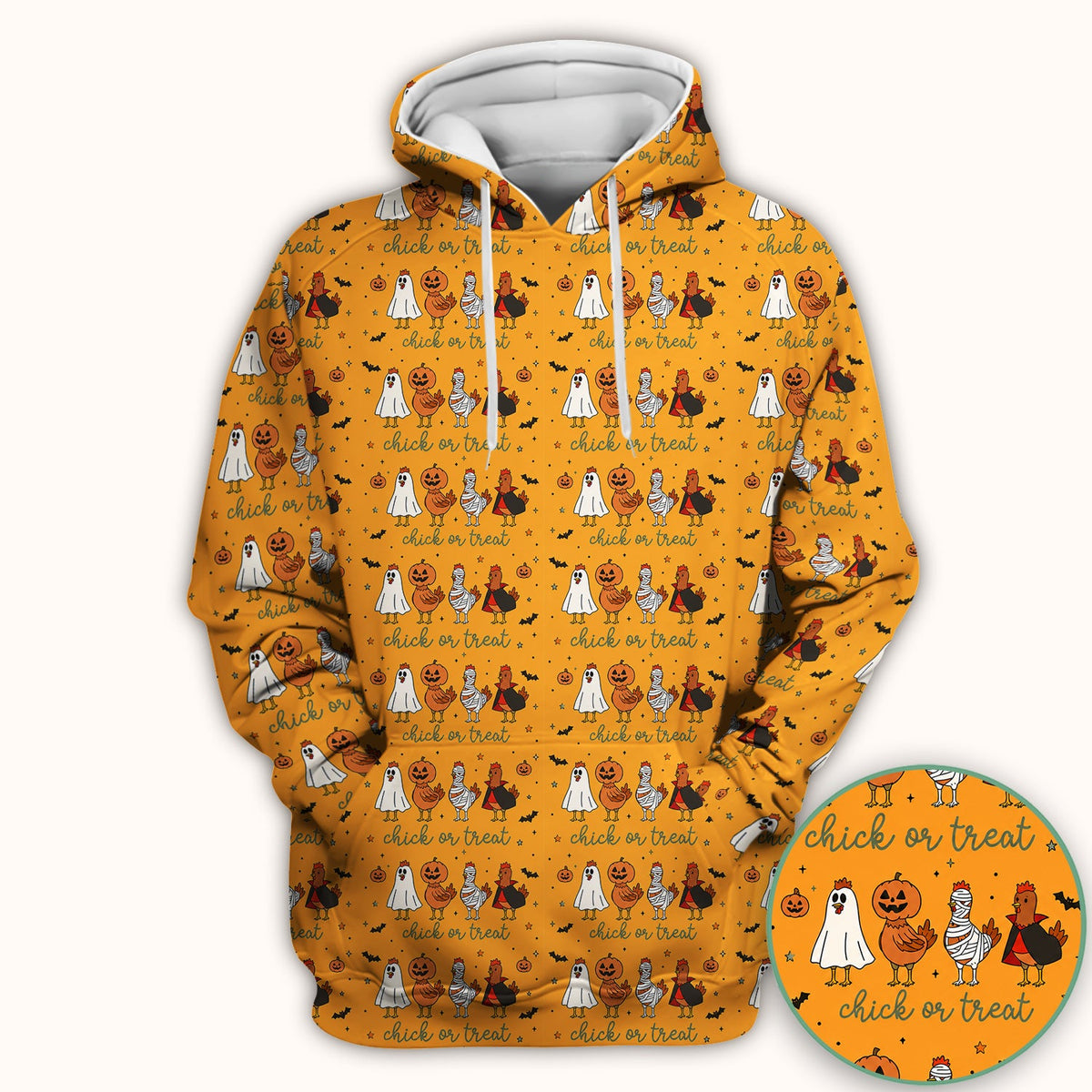 Chick Or Treat Nurse Scrub Top - Halloween Gift