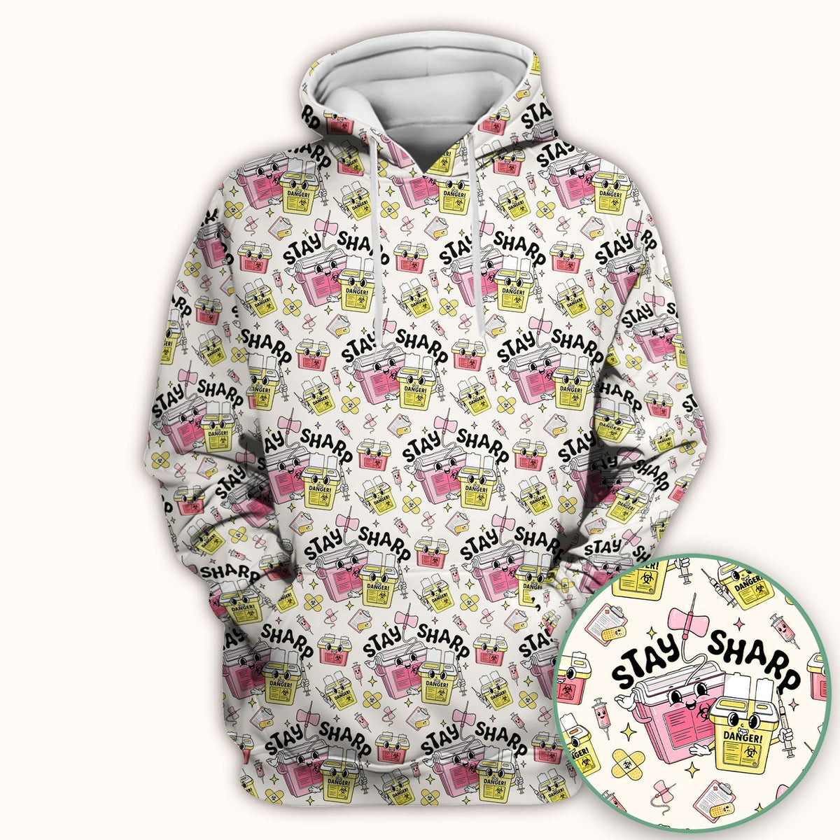Stay Sharp Nurse Scrub Top