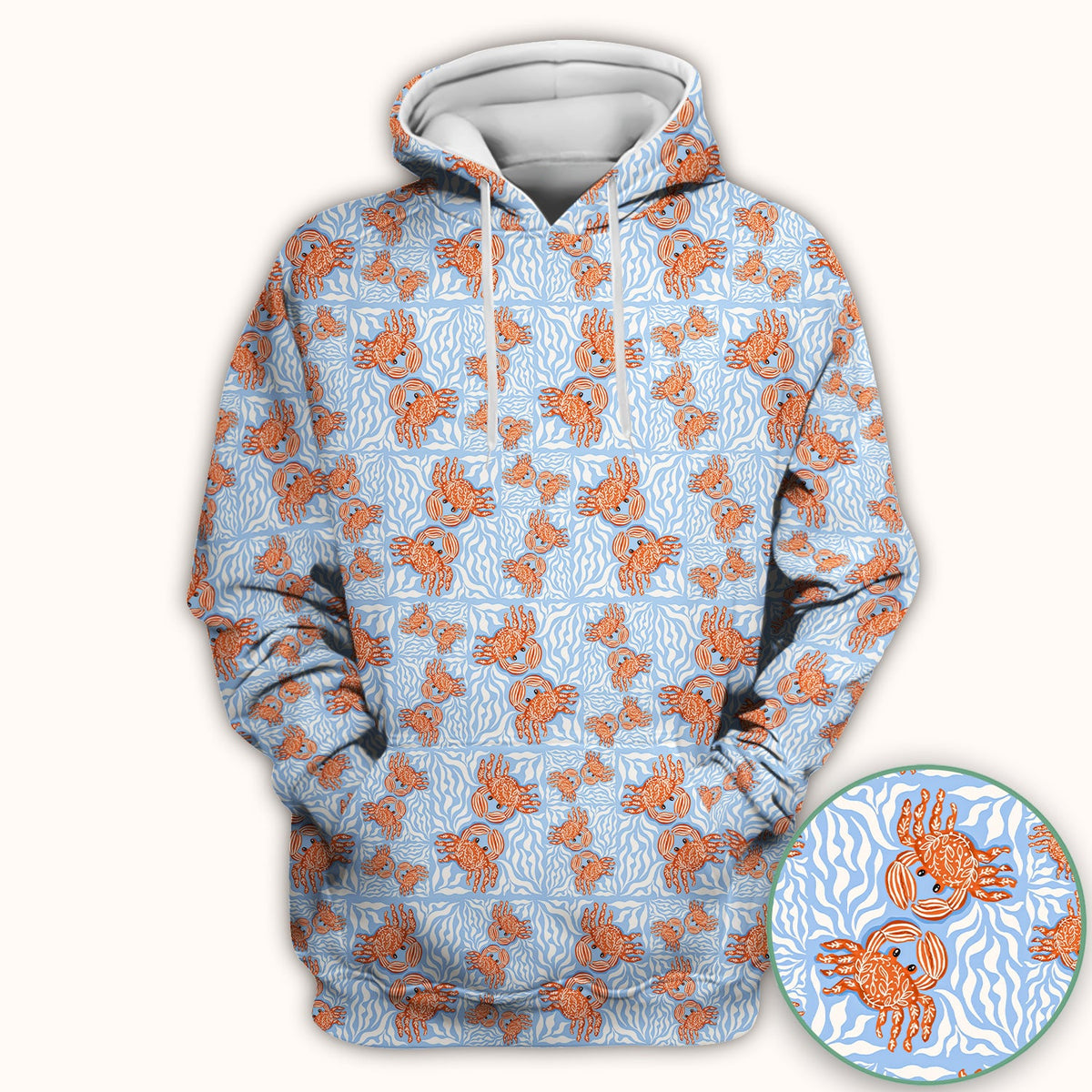 Coastal Crab Nurse Scrub Top