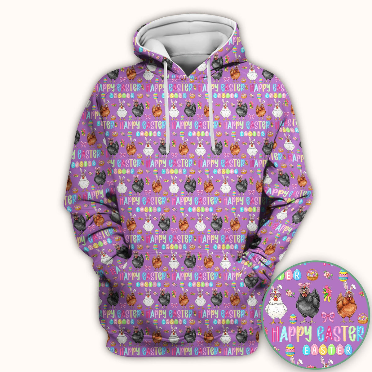 Bunny Eggs Nurse Scrub Tops - Easter Gift