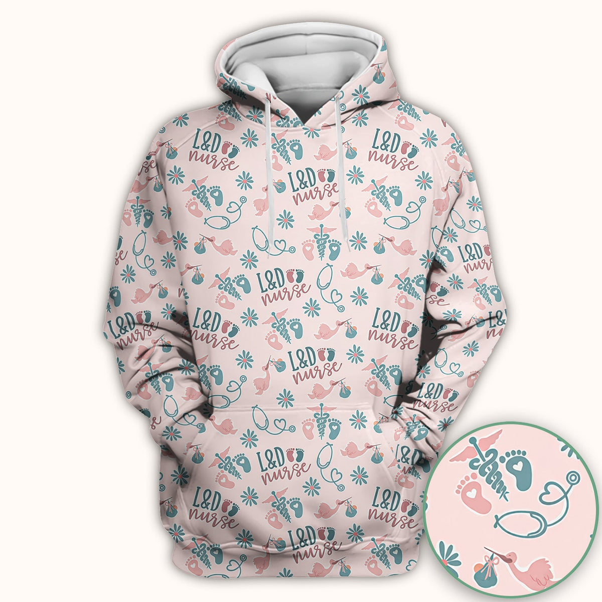 Labor and Delivery Nurse Scrub Top