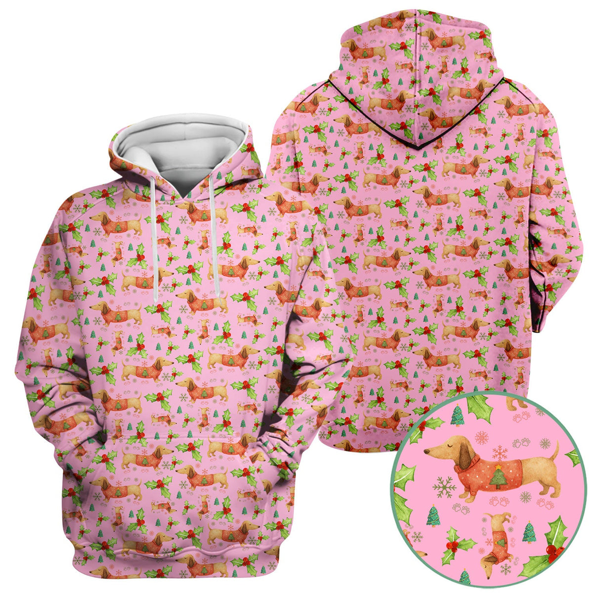 Dachshund Nurse Scrub Top - Christmas Gift