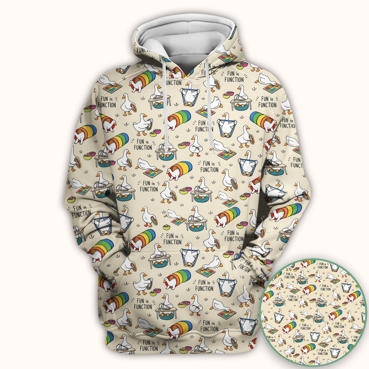 Fun In Function Occupational Therapy Duck Nurse Scrub Top