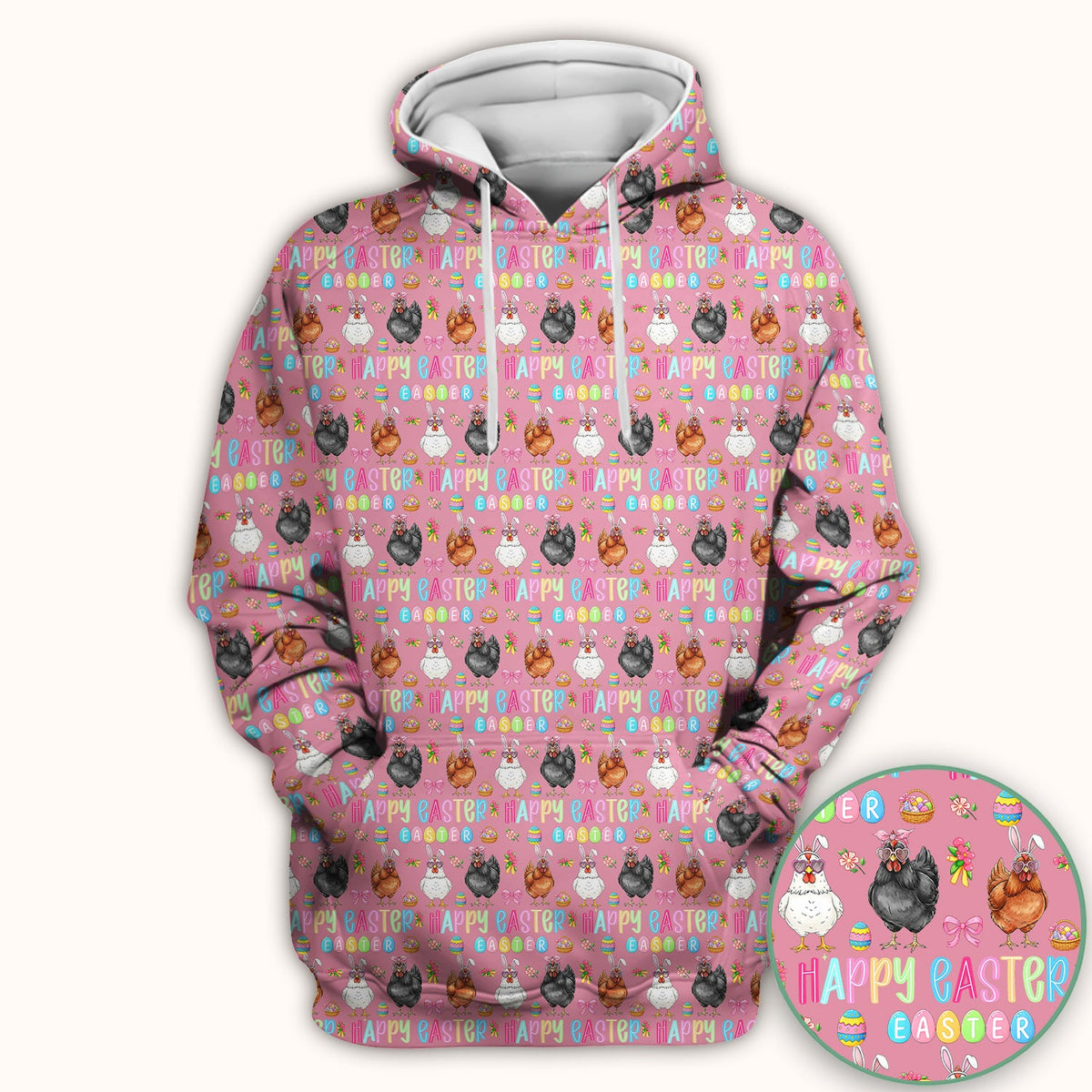 Bunny Eggs Nurse Scrub Tops - Easter Gift