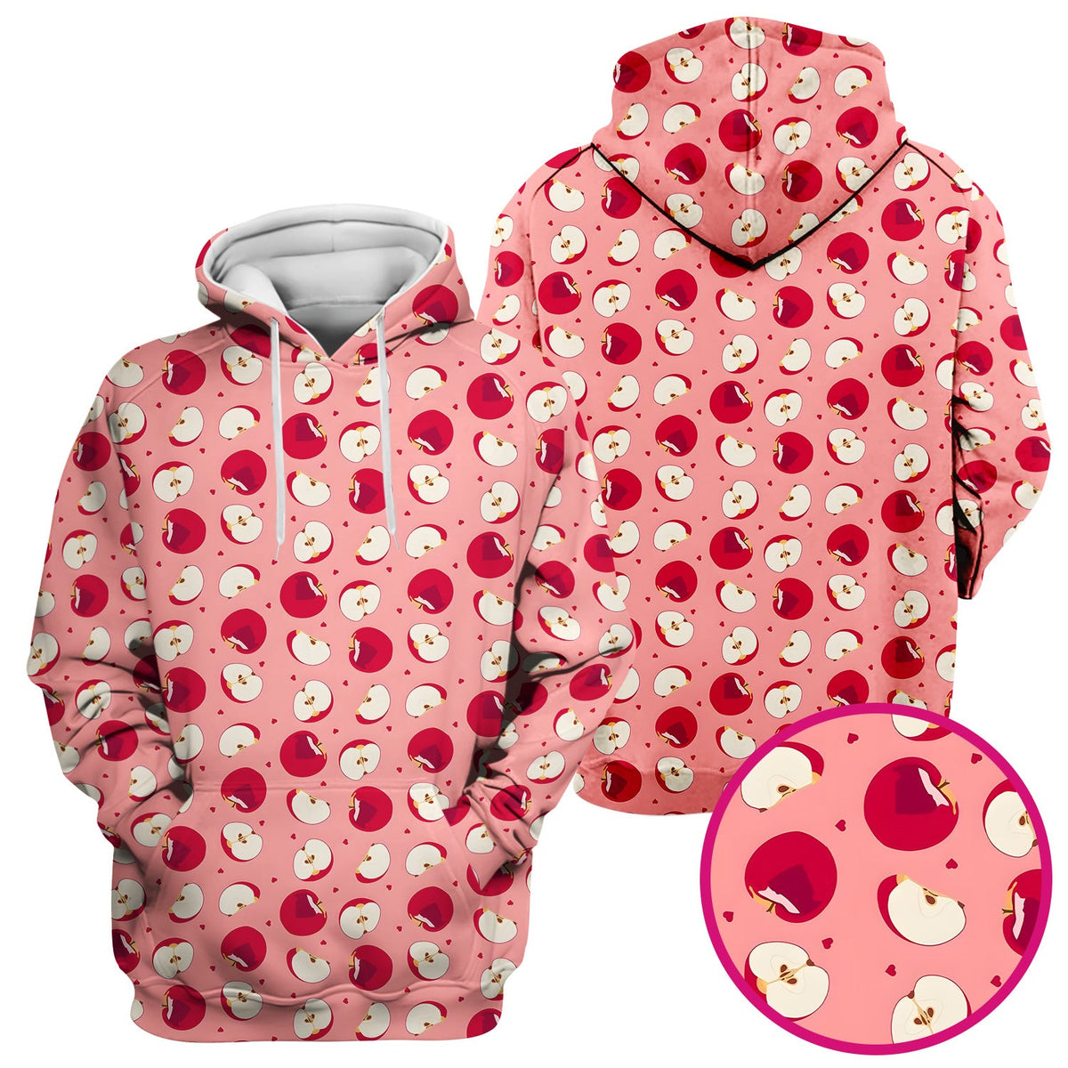 Red Apple Nurse Scrub Top