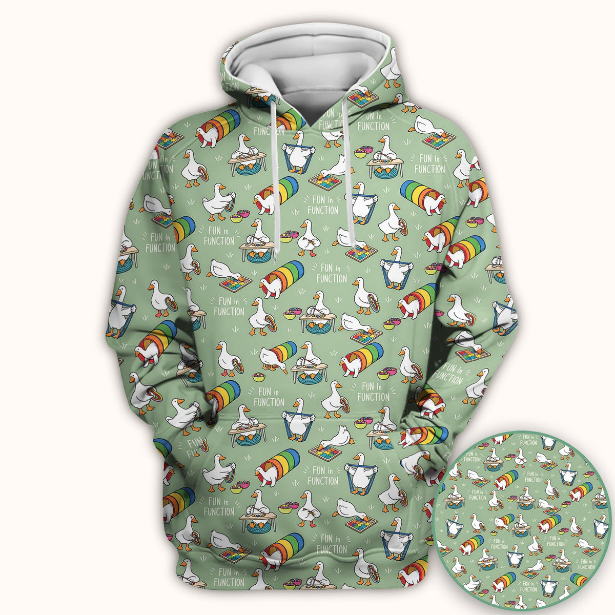 Fun In Function Occupational Therapy Duck Nurse Scrub Top