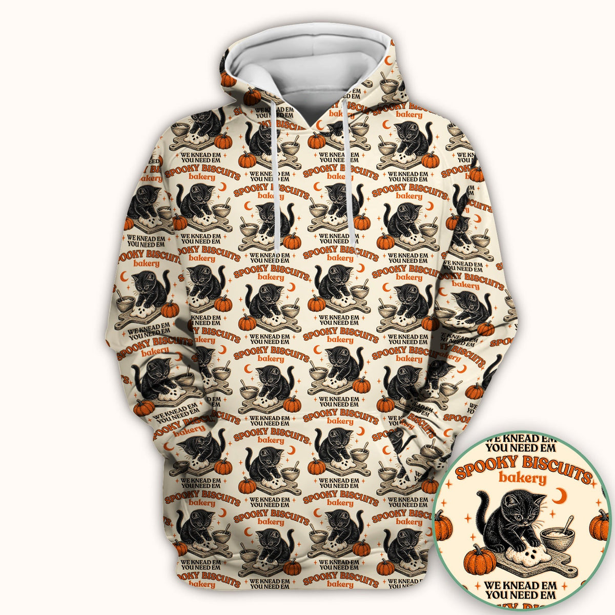 Black Cat Nurse Scrub Top - Halloween Gift