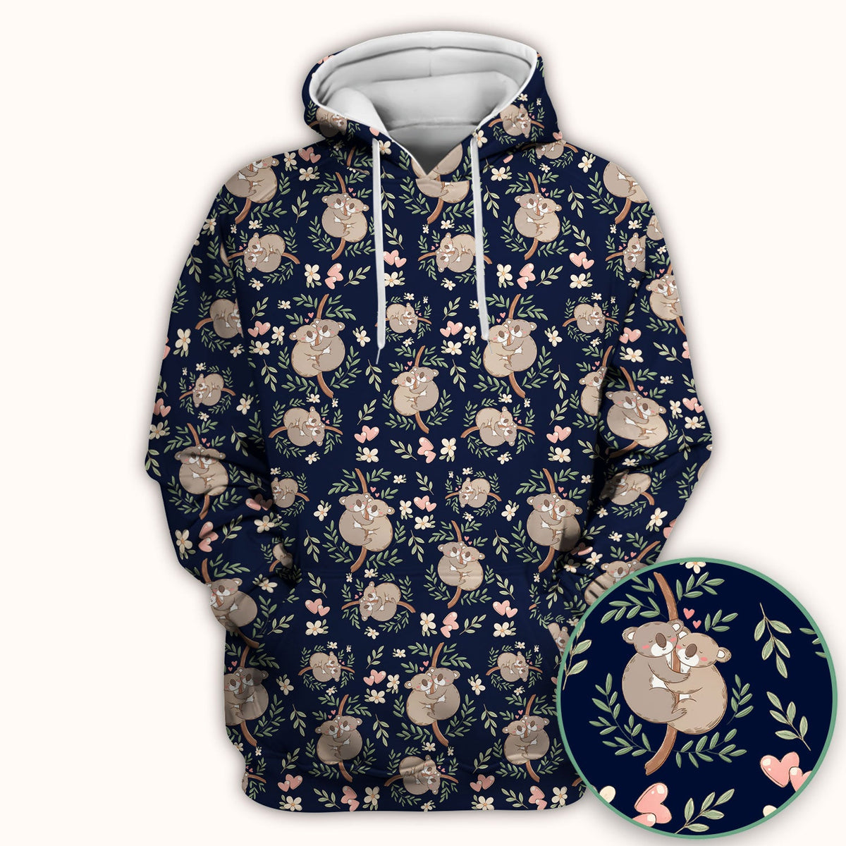 Koala Love Nurse Scrub Top