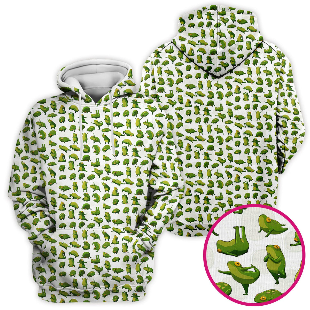 Frog Cartoon Nurse Scrub Top