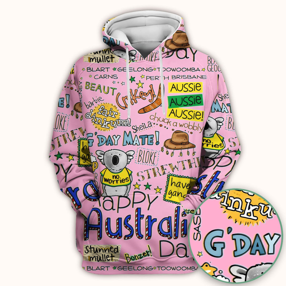 Koala Australia Nurse Scrub Top