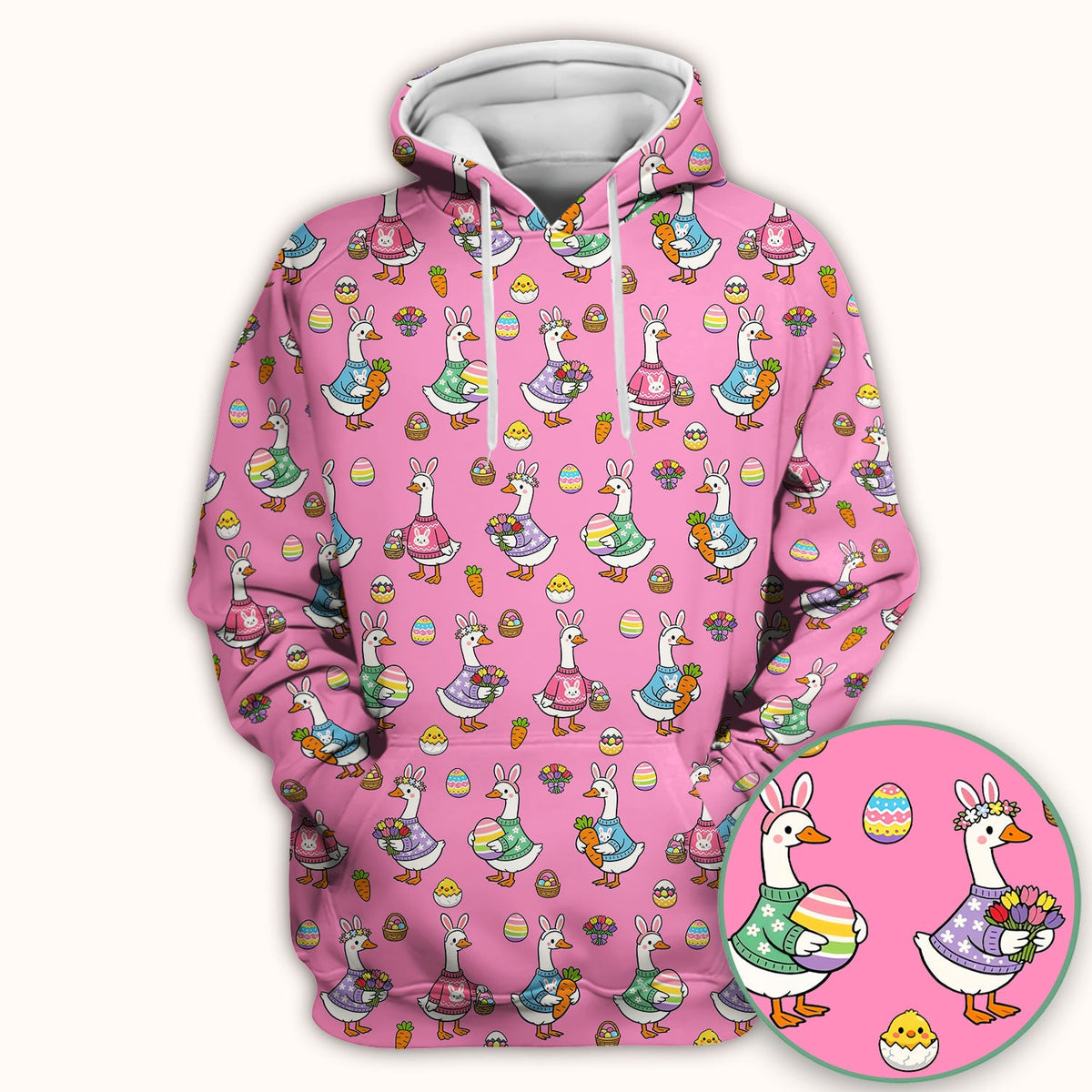 Easter Goose Nurse Scrub Top