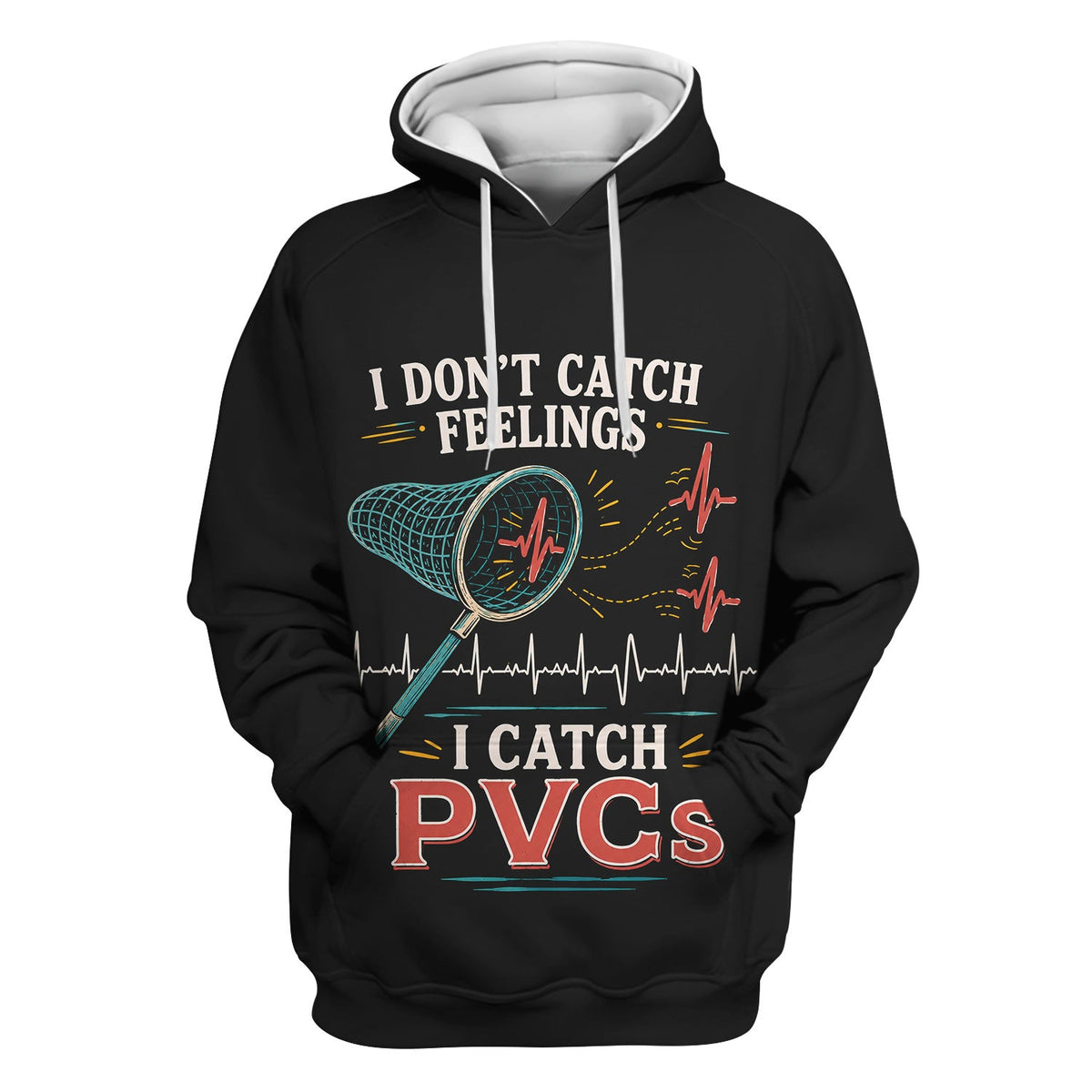 I Don't Catch Feelings I Catch PVCs Nurse Scrub Top
