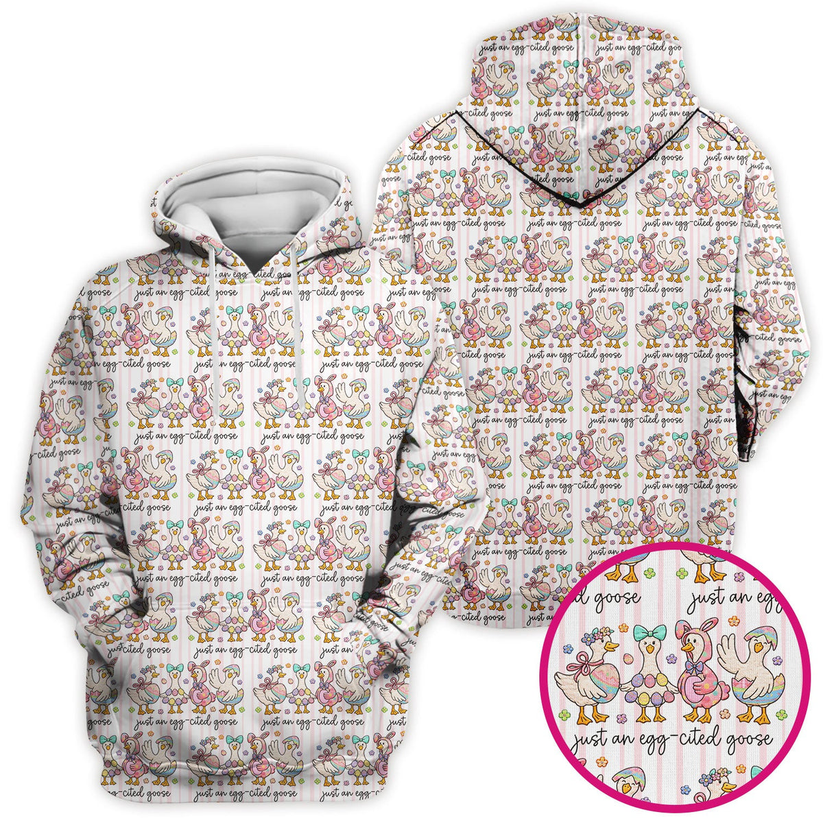 Easter Goose Egg Nurse Scrub Top